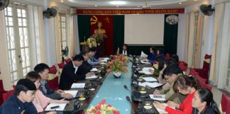 Hội nghị học tập, quán triệt và triển khai thực hiện Nghị quyết Hội nghị lần thứ IV Ban Chấp hành Trung ương Đảng khóa XII. Chi bộ Bảo tàng Văn hóa các dân tộc Việt Nam